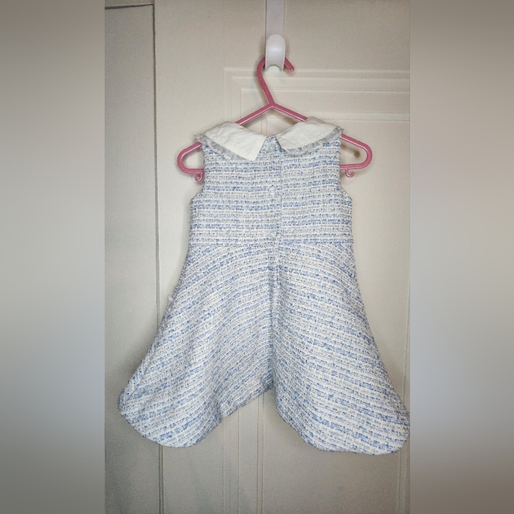 Janie and Jack Tweed Ruffle Dress Jacket Set Outfit Special Occasion 12-18 Month - Picture 12 of 16